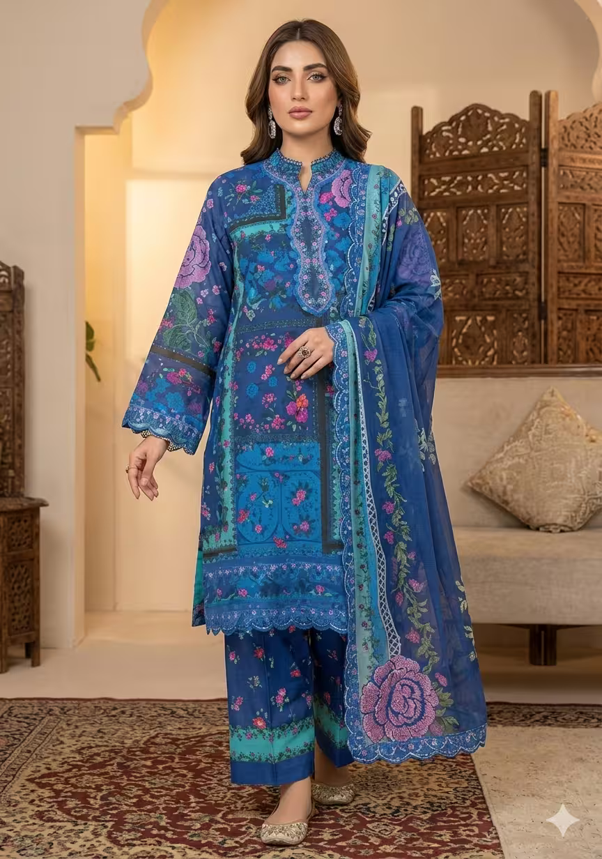 Embriodef luxury lawn